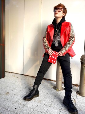 橋本 賢祐さん（メンズ・160cm）の冬コーディネート
