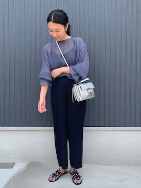 「MARELLA（マレーラ）のアイテム」を使った、naokokwskさん（レディース・157cm）の春コーディネート