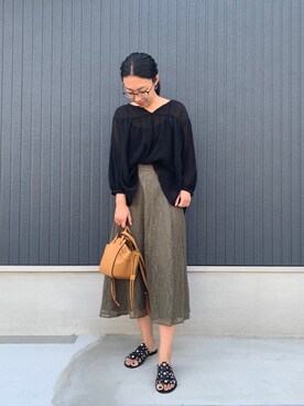 naokokwskさん（レディース・157cm）の春コーディネート