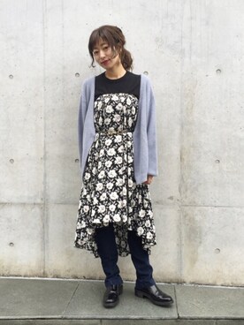 Yoshida Aoiさん（レディース・155cm）の冬コーディネート