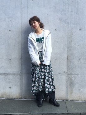 Yoshida Aoiさん(レディース・155cm)の冬コーディネート