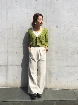 Yoshida Aoiさん（レディース・155cm）の春コーディネート