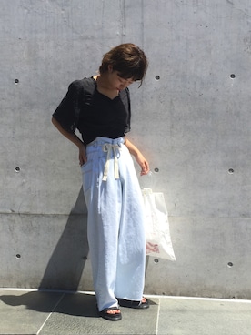 Yoshida Aoiさん（レディース・155cm）の夏コーディネート