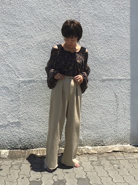 Yoshida Aoiさん(レディース・155cm)の夏コーディネート