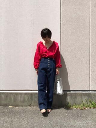 Yoshida Aoi使用「Kastane（衿ひも前あきチュニック）」的時尚穿搭