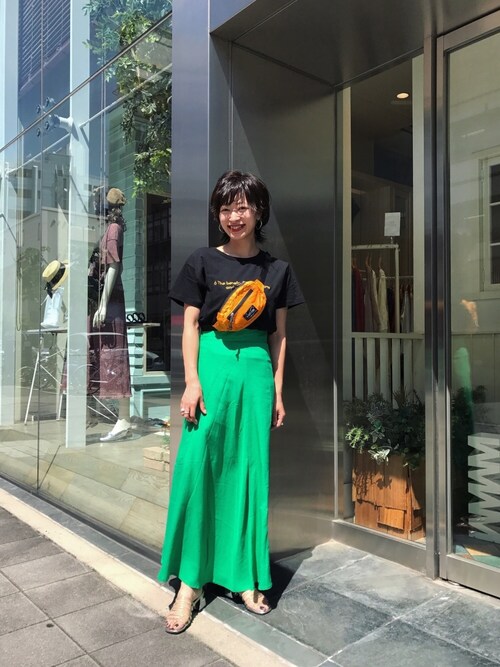 Yoshida Aoi使用「Kastane（リネンマーメイドスカート）」的時尚穿搭