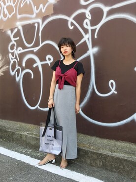 Yoshida Aoiさん(レディース・155cm)の夏コーディネート