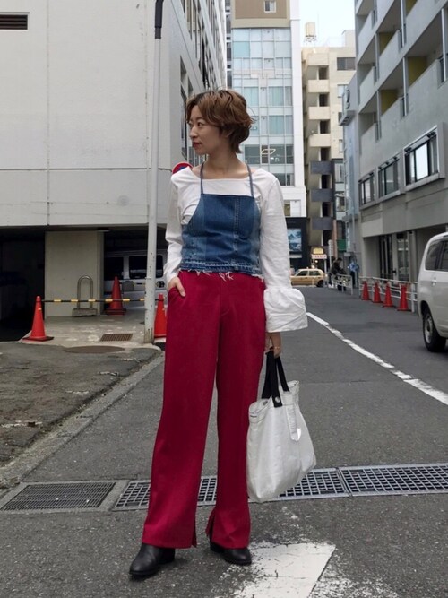 Yoshida Aoi使用「Kastane（ジャージスラックスパンツ）」的時尚穿搭