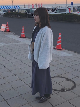 「SpRay（スプレイ）のアイテム（その他アウター）」を使った、minnさん（レディース・155cm）の春コーディネート