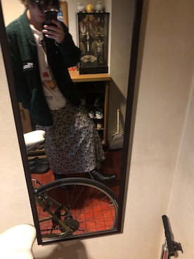 「FREAK'S STORE（フリークスストア）のアイテム（スカート）」を使った、Tatataさん（メンズ・169cm）の冬コーディネート