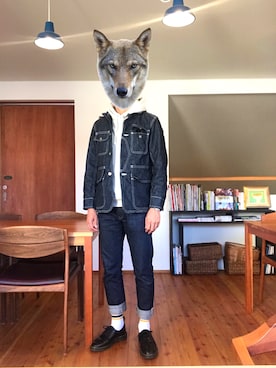 「アイテム（パーカー）」を使った、yomosueさん（メンズ・175cm・30代）の春コーディネート