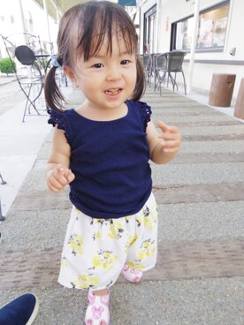 hmrさん（キッズ・80cm）の夏コーディネート