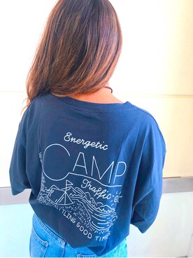 「Auntie Rosa Holiday（アンティローザホリデー）のアイテム（Tシャツ/カットソー）」を使った、eriさん（レディース・163cm）の夏コーディネート