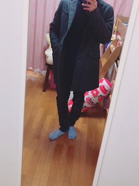 「SOYOUS（ソユーズ）のアイテム（ジャケット/アウター）」を使った、まささん（メンズ・169cm）の冬コーディネート
