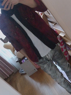 「FUGA（フーガ）のアイテム（パンツ）」を使った、まささん（メンズ・169cm）の春コーディネート