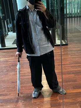 「CASPER JOHN（キャスパージョン）のアイテム（オールインワン・サロペット）」を使った、こうへいさん（メンズ・175cm）の春コーディネート