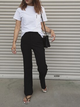 「PHILIPPE AUDIBERT（フィリップ オーディベール）の【WEB限定】PHILIPPE AUDIBERT（フィリップオーディベール）サークルリング  / 指輪（リング）」を使った、sayakaaaさん（レディース・170cm）の秋コーディネート