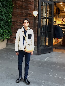 「アイテム（その他シューズ）」を使った、Yuminemさん（レディース・165cm・20代）の冬コーディネート