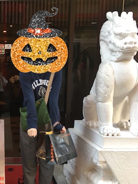 「wearhalloween2017」｜「アイテム（スラックス）」を使った、minさん（レディース・160cm）の秋コーディネート