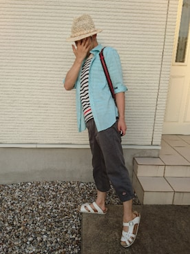 「MK MICHEL KLEIN（エムケーミッシェルクラン）のアイテム」を使った、真ん中まぐろさん（メンズ・163cm）の秋コーディネート