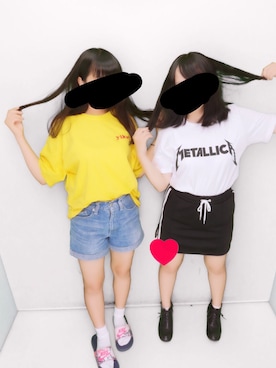 「BACKS（バックス）のアイテム（パンツ）」を使った、MAKIさん（レディース・154cm）の夏コーディネート