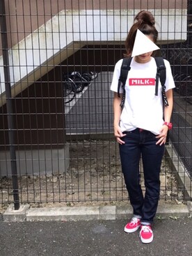 MEGUMIさん（レディース・157cm）の夏コーディネート