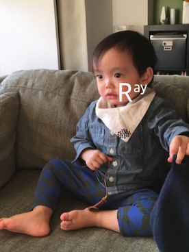 「ガラパン」｜「アイテム（その他）」を使った、rayさん（キッズ・80cm）の冬コーディネート