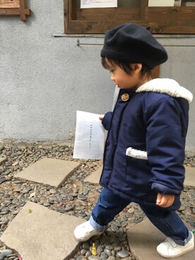rayさん(キッズ・90cm)の冬コーディネート