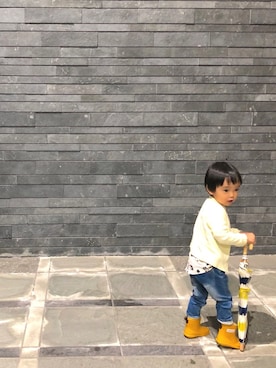 rayさん（キッズ・90cm）の春コーディネート