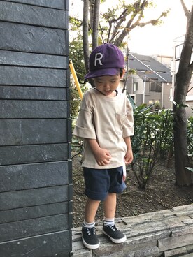 rayさん（キッズ・90cm）の秋コーディネート