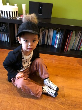 rayさん（キッズ・100cm）の冬コーディネート