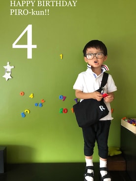 rayさん（キッズ・92cm）の夏コーディネート