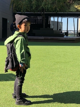 rayさん（キッズ・100cm）の秋コーディネート