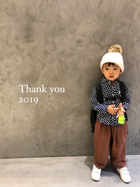 rayさん（キッズ・100cm）の冬コーディネート