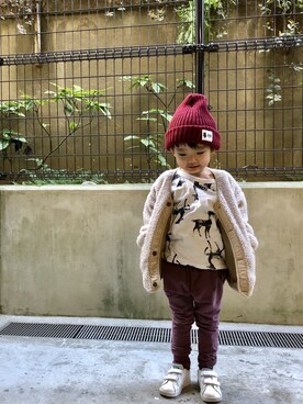 rayさん(キッズ・100cm)の冬コーディネート