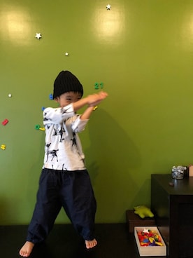 rayさん（キッズ・100cm）の冬コーディネート