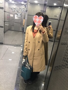 「CIAOPANIC TYPY（チャオパニックティピー）のアイテム（その他アウター）」を使った、zoochanさん（レディース・153cm）の冬コーディネート