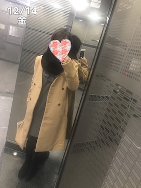 「CIAOPANIC TYPY（チャオパニックティピー）のアイテム（その他アウター）」を使った、zoochanさん（レディース・153cm）の冬コーディネート