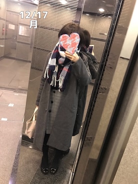 「Mila Owen」｜「アイテム（その他アウター）」を使った、zoochanさん（レディース・153cm）の冬コーディネート