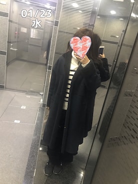 「CIAOPANIC TYPY（チャオパニックティピー）のアイテム（ムートンコート）」を使った、zoochanさん（レディース・153cm）の冬コーディネート