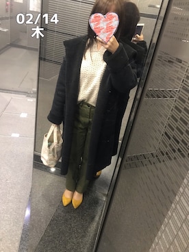 「CIAOPANIC TYPY（チャオパニックティピー）のアイテム（ムートンコート）」を使った、zoochanさん（レディース・153cm）の冬コーディネート