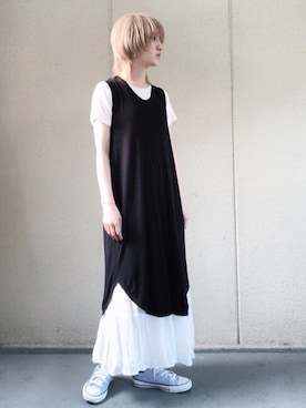 t  i c aさん（レディース・153cm）の春コーディネート