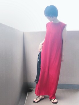 「Filt（フィルト）のアイテム」を使った、t  i c aさん（レディース・153cm）の夏コーディネート