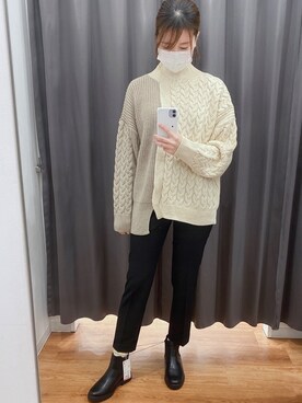 りんこさん（レディース・165cm）の冬コーディネート