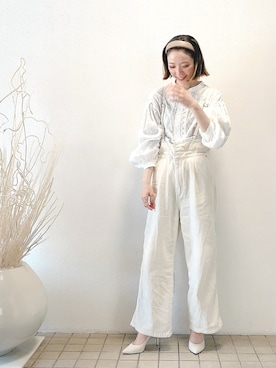 「Antgauge（アントゲージ）のアイテム（オールインワン・サロペット）」を使った、hiiiii27さん（レディース・160cm）の春コーディネート