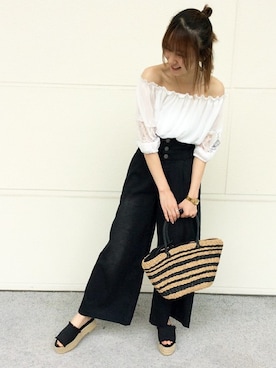 momoさん（レディース・159cm）の夏コーディネート