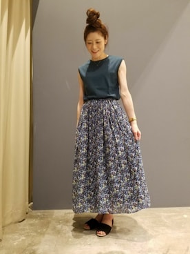 Chikaさん（レディース・163cm）の夏コーディネート