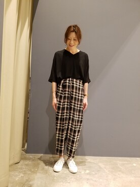 Chikaさん（レディース・163cm）の夏コーディネート