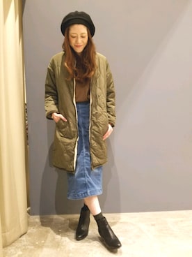 Chikaさん（レディース・163cm）の秋コーディネート