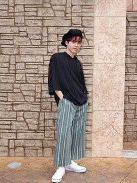 「revertical（リバーティカル）のアイテム」を使った、yoshiさん（メンズ・165cm）の夏コーディネート